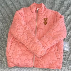Disney Pink Quilted Minnie Mouse Bomber Jacket